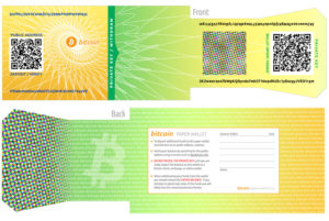 Papierowy portfel Bitcoin